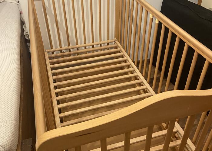 Grajewo ogłoszenia: Oddam łóżeczko.