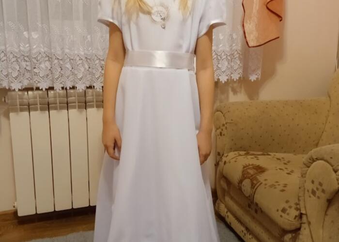 Grajewo ogłoszenia: Sprzedam sukienkę komunijną. Stan bardzo dobry. W komplecie...
